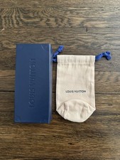 LOUIS VUITTON Navy Empty Box Sunglasses Case Magnetic 6.5x2.8x2.4 With Dust Bag