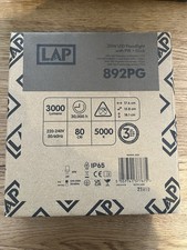 Lap 892PG 30 W Led Floodlight With Pir Black