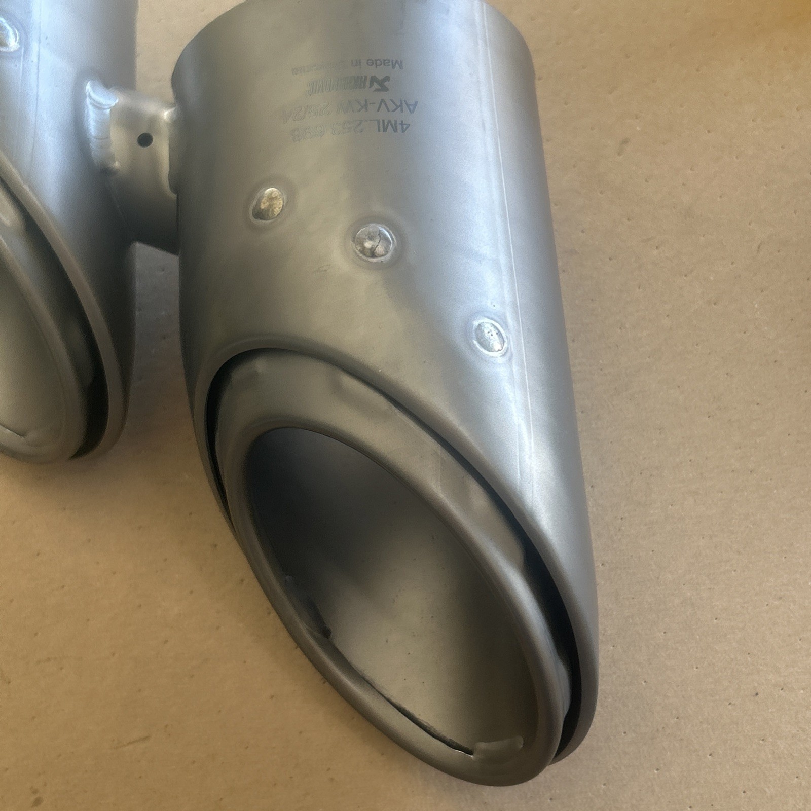 Lamborghini Right Tail Pipe Titanium Used Good Condition #  4ML253698
