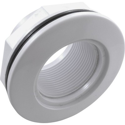 Wall Fitting, CMP, 2-3/8''hs, 1-1/2''fpt, 3-1/2''fd, w/Nut, Wht