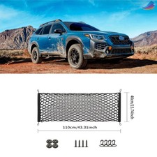 For Subaru Outback 2015-2025 Rear Trunk Envelope Style Mesh Organizer Cargo Net For Subaru Outback 2015-2025 Rear Trunk Envelope Style Mesh Organizer Cargo Net