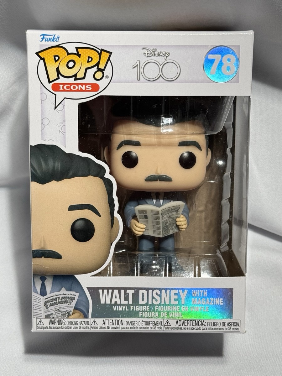 Disney - FUNKO POP! ウォルト・ディズニー　マガジン　ディズニー100周年版 Funko Pop! Vinyl: Disney - Walt Disney with Magazine #78 for sale