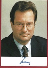 Autogrammkarte Klaus Kimkel Bundesminister des Auswärtigen  - A 44 -