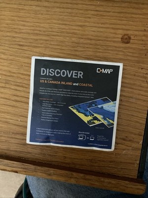 C-MAP DISCOVER US & CANADA INLAND & COASTAL CARD 9420064120246 MARINE BOAT