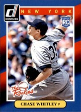 2014 Donruss The Rookies #81 Chase Whitley New York Yankees