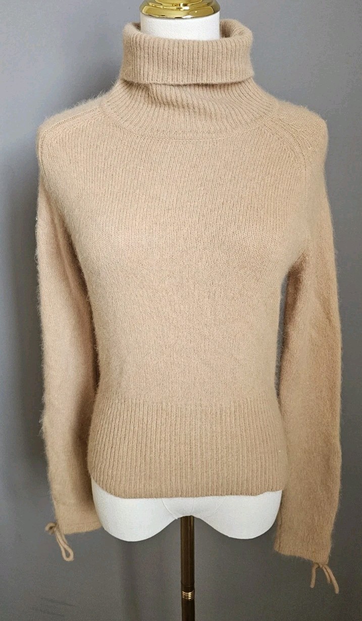 Reference Point Lambswool Angora Blend Turtleneck… - image 1
