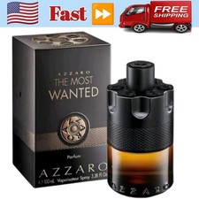 Azzaro The  Most Wanted  3.38 oz Parfum Cologne  for Men with  New SEALED