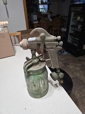 Sharpe Model 75 Paint Spray Air Gun with Model 450 Paint Can - Vintage