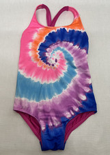 LANDS' END Girl's One-Piece Swimsuit UPF 50, Size: 4