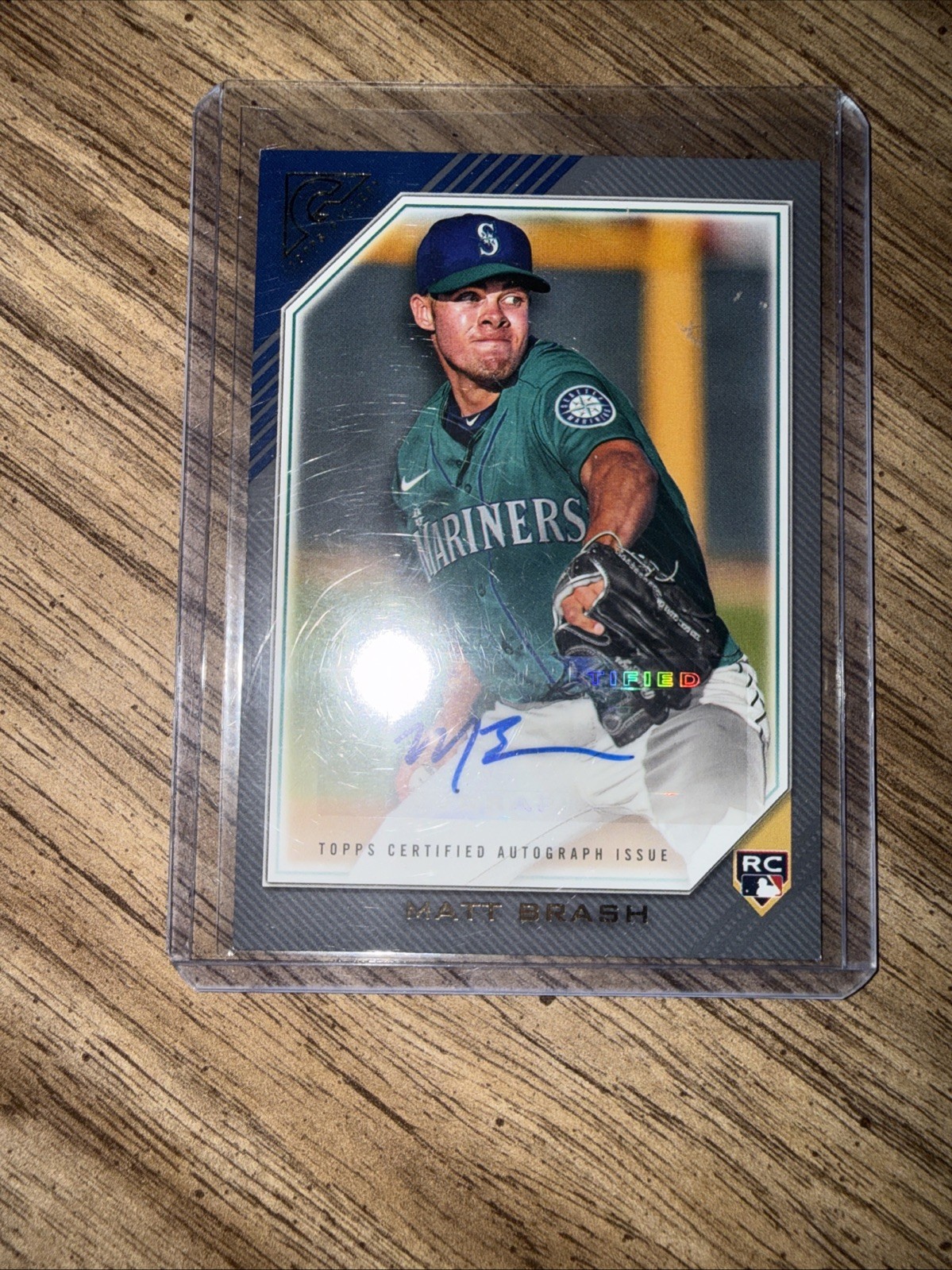 2022 Topps Gallery - Rookie Autographs Matt Brash #RA-MB (AU, RC)