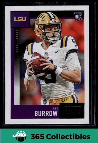 2020 Score Joe Burrow Rookie #360 Football LSU Tigers