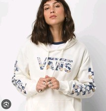 Vans Womens Tangle Florally Hoodie / Off White / Dize Small S