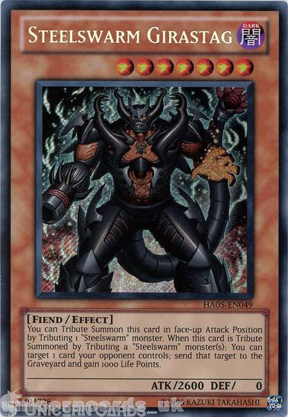HA05-EN049 Steelswarm Girastag Secret Rare UNL Edition Mint YuGiOh Card