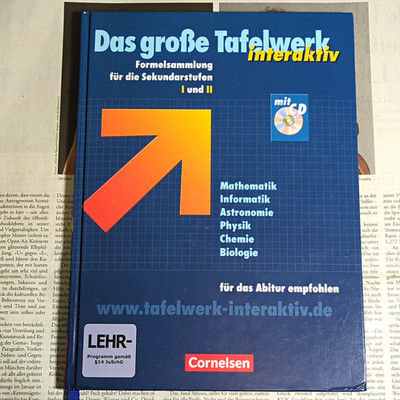 Das große Tafelwerk interaktiv Formelsammlung Sek I/II : Buch Cornelsen 