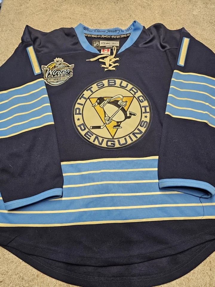 Camiseta Jordan Staal Pittsburgh Penguins NHL #11 Clásica de Invierno 2011 Talla 48... Foto 2 de 4