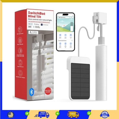 Motorized Blind Tilt Smart Electric Blinds Solar Bluetooth Light Sensor