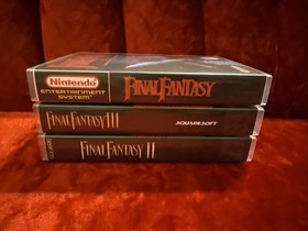 Final Fantasy, 2 3 Nintendo NES, Super Nintendo Custom Cases *NO GAMES* Lot