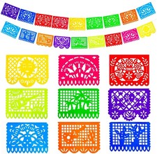 2 Pack 36FT Mexican Fiesta Party Banners Decorations