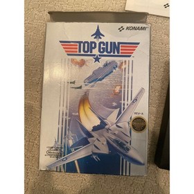 Top Gun Nintendo Entertainment System 1987 NES Complete In Box Konami Tom Cruise