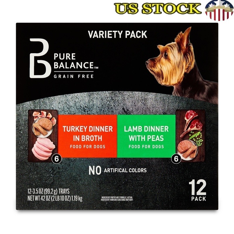Variety Pack Turkey Lamb Dinner Pate 12 Trays 3.5oz New