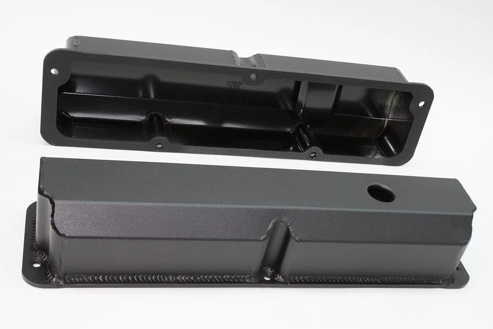 PRW 4039007 Valve Cover Set Aluminum Fabricated Billet Rail - Image 2 of 4