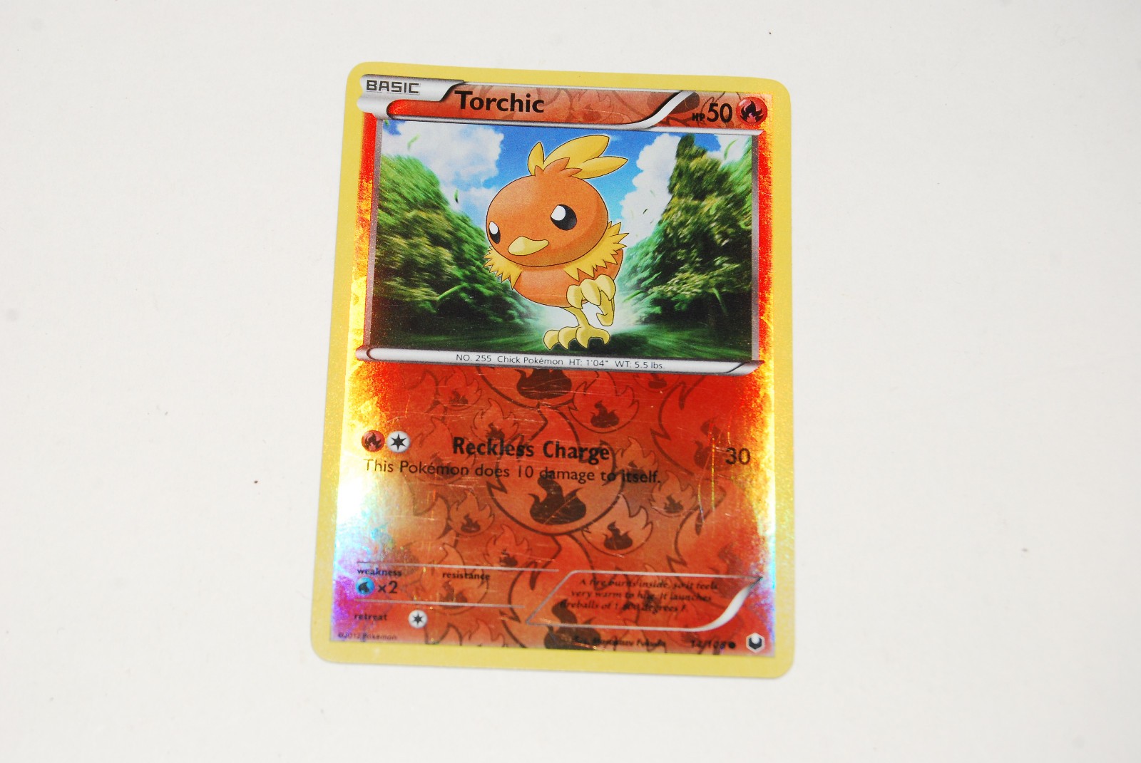 TORCHIC 14/108 Reverse Holo 2012 Dark Explorers Pokemon Card - LP