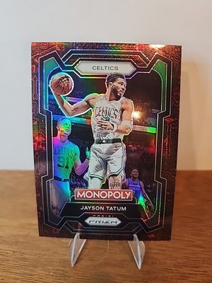 2023-24 Panini Prizm Monopoly Jayson Tatum Red Icon Prizm