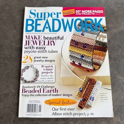 Super Beadwork Magazine - Jewelry Making & Craft Tutorials - August Sept 2011