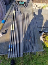 16m Shimano Beastmaster commercial match Power pole. 6 x top kits. dolly butt 