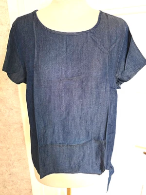 HAUT COULEUR JEANS ESMARA TAILLE 40 NEUF - Photo 1/3