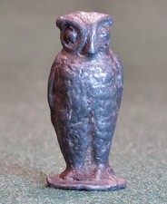 Vintage 1930s-1950s John Hill & Co lead toy figure of Owl