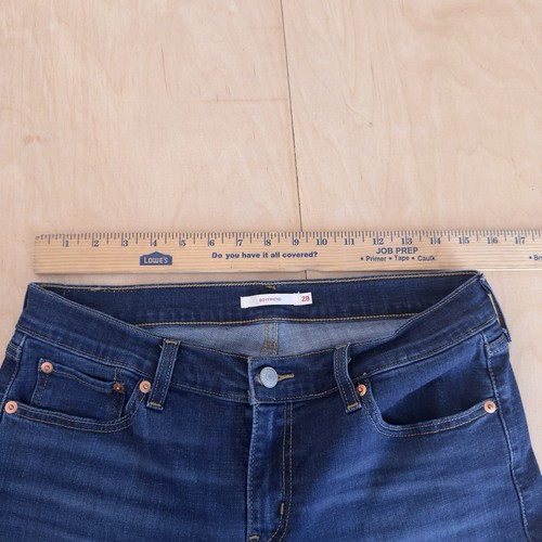 Levis Jeans Damen Blau Boyfriend Stretch Medium Wash Denim 28W 27L - Bild 3 von 10