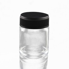 1pc Transparent Airbrush Glass Bottles Spare Bottle Jars with