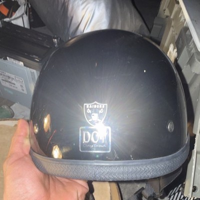 Daytona Skull Cap Motorcycle Helmet DOT FMVSS No. 218 Certified Sz M Dull Black