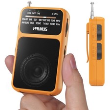 J555 Pocket Radio AM FM USBC Charging& Battery Operated, Excellent Reception&...