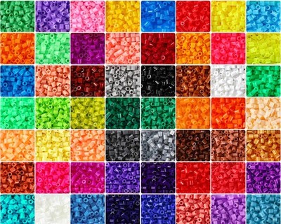 Libima 56000 Pcs 56 Colors Fuse Beads Bulk for Kids Art and 5mm, 56 