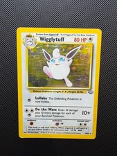 Pokémon TCG Wigglytuff Holo Rare Card 16/64 Unlimited Jungle 1999