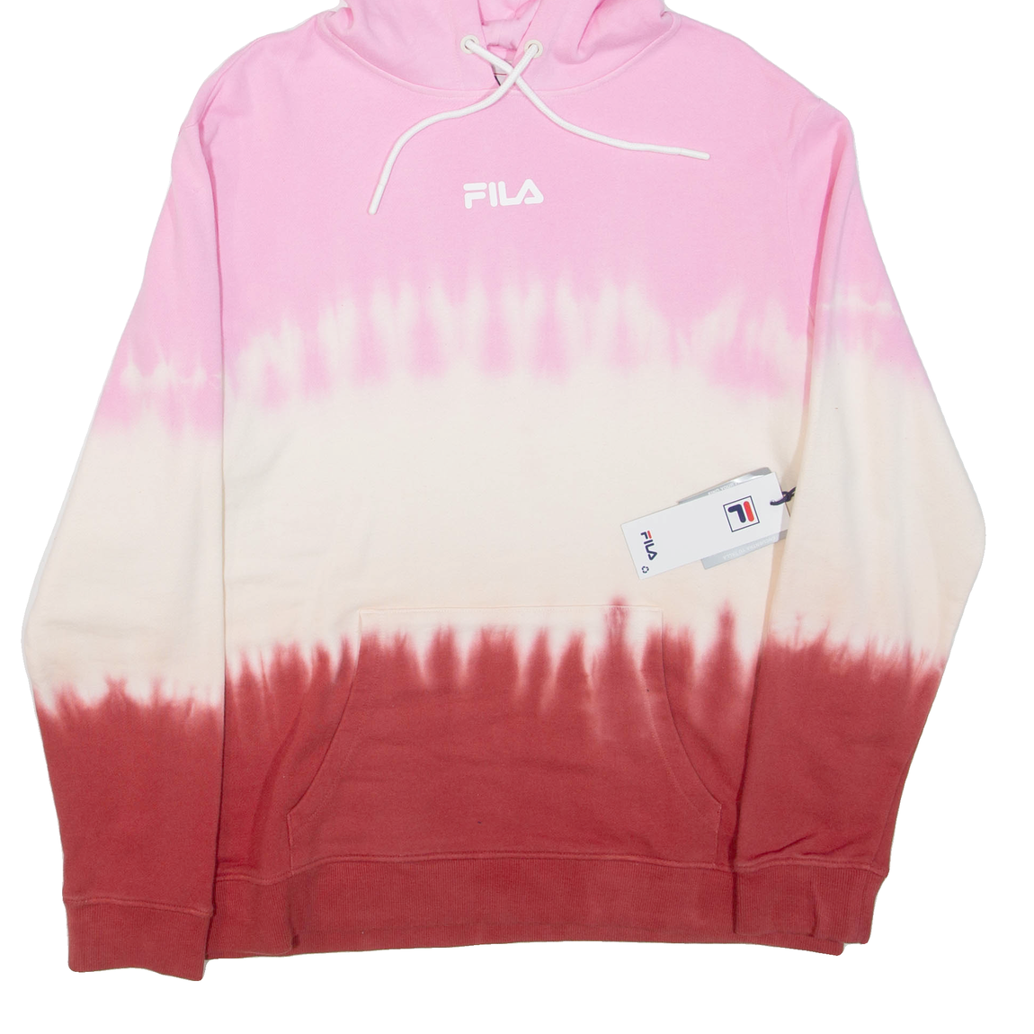 FILA Felpa con cappuccio donna rosa M