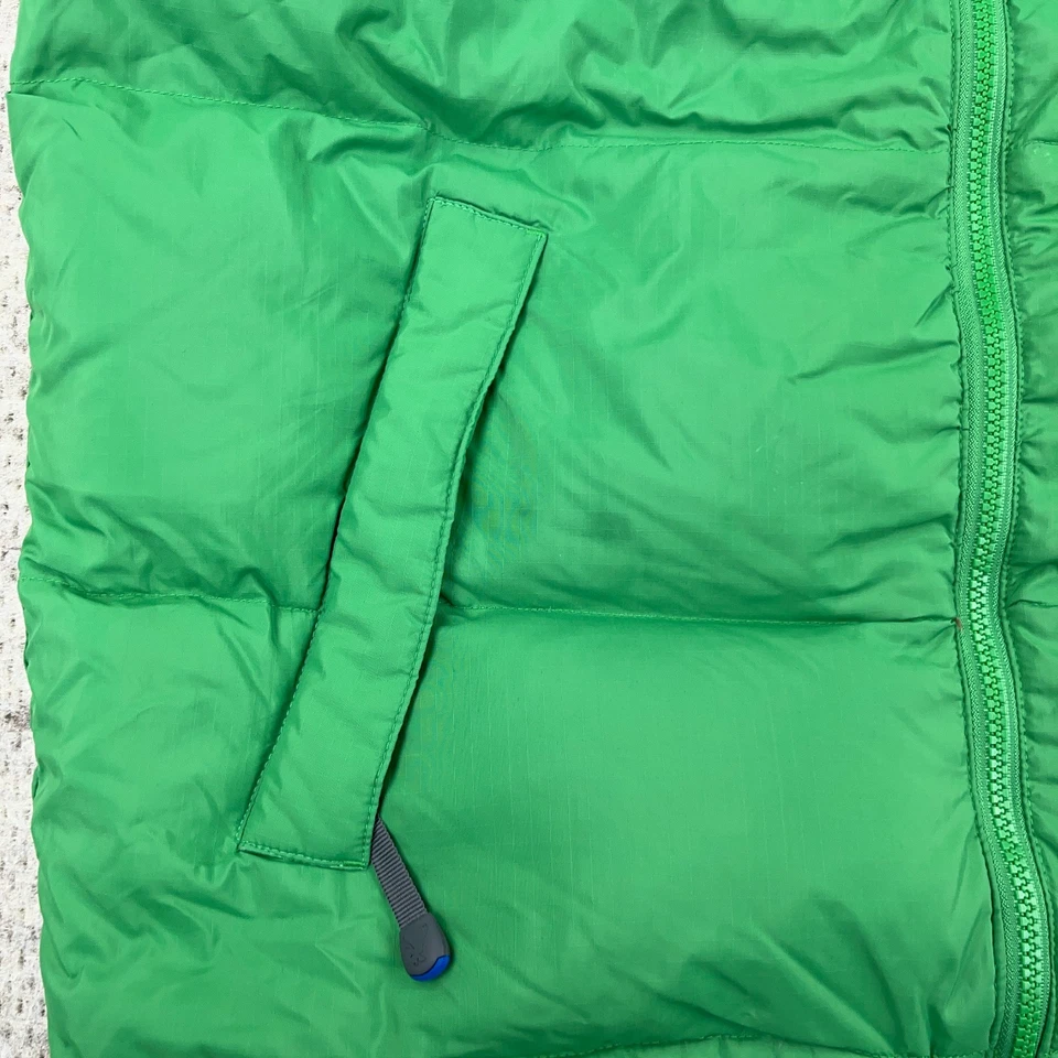 Chaleco acolchado American Eagle para hombre medio verde azul relleno de plumón de colección Y2K Expedition Foto 4 de 4