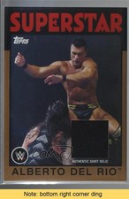 2016 Topps Heritage WWE Relics Bronze 115/150 Alberto Del Rio READ 7m3