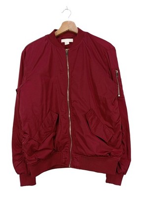 H&M Bomberjacke Damen Jacke Gr. DE 36 rot Casual-Look