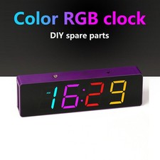 4Digit DIY Electronic Clock Kit LED Digital Clock Time Temperature Date Display