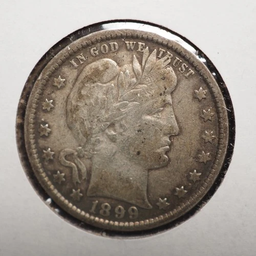1899   *P *  BARBER SILVER QUARTER  ***NICE*** FREE SHIPPING   C2121