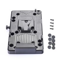 Black Power Supply Battery Plate Adapter V-mount D-Tap Output For Sony DSLR