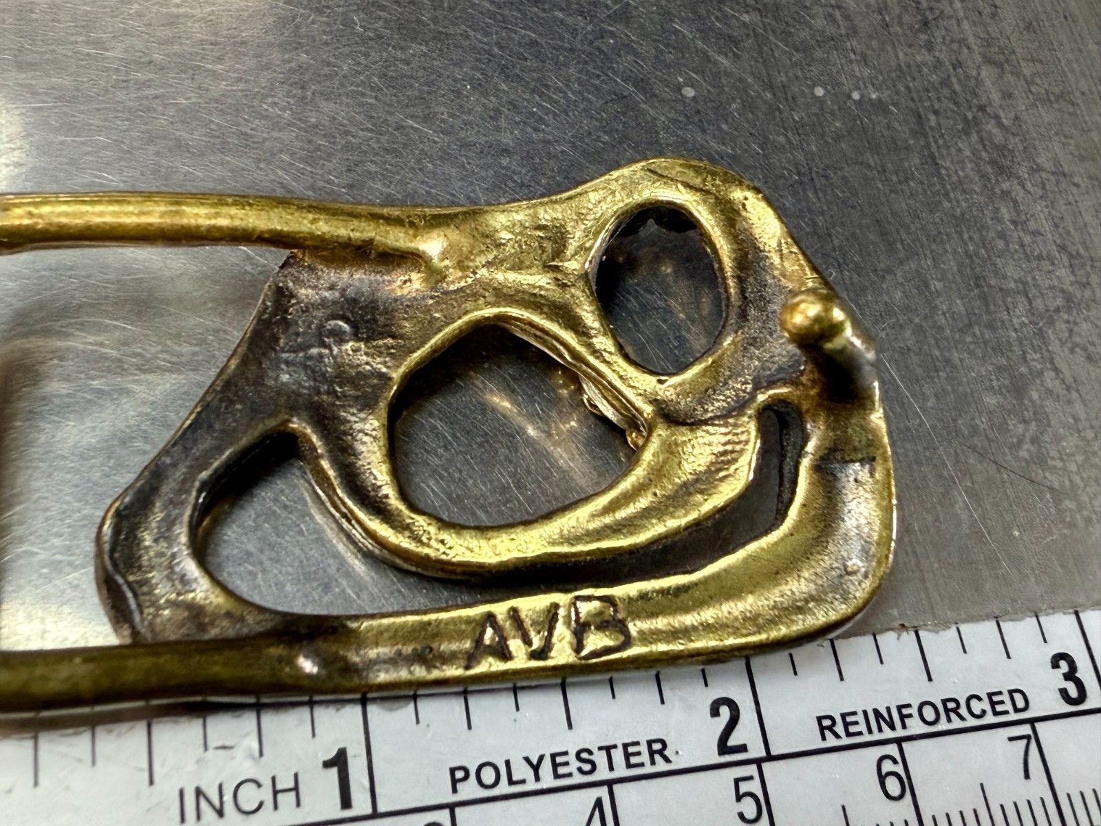 Artisan Abstract Brutalist Statement Openwork Hip… - image 11