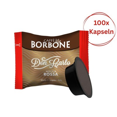Caffè Borbone Kaffeekapseln Don Carlo Rossa 100 Kapseln Kaffeemaschine Lavazza *
