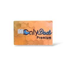 OnlyDads Premium Holographic Credit Card Sticker Debit Skin Cover