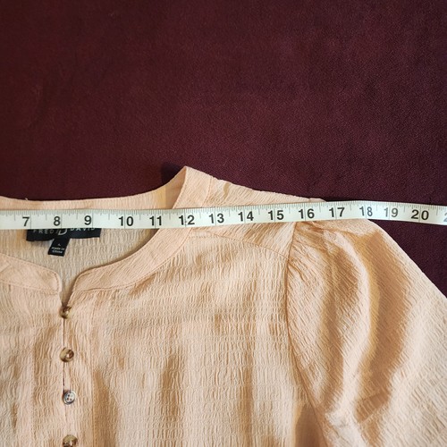 Fred David blusa donna manica lunga pullover spacco laterale rosa taglia large - Foto 9 di 13