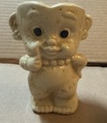 Head Vase Planter Flintstones Bamm Bamm and Pebbles Planters Vtg Cream Holder  — photo 8