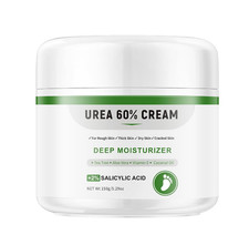 Urea Cream 60 Percent For Feet Maximum Strength Plus Salicylic Acid 2 , Tea Tree